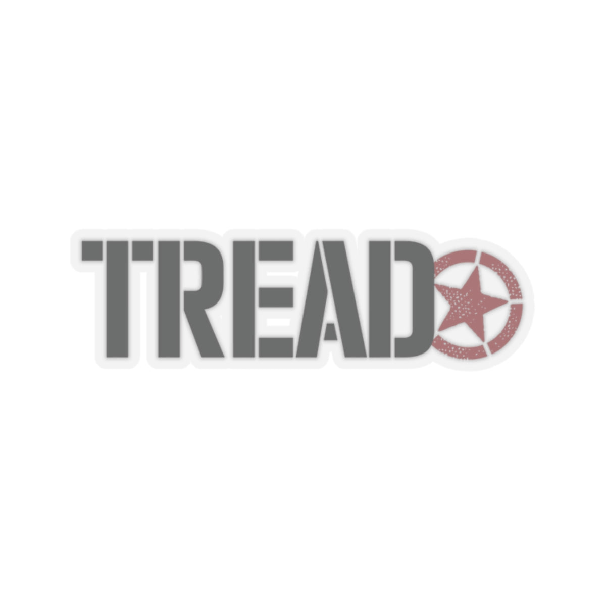 Tread Magazine Transparent Kiss-Cut Sticker