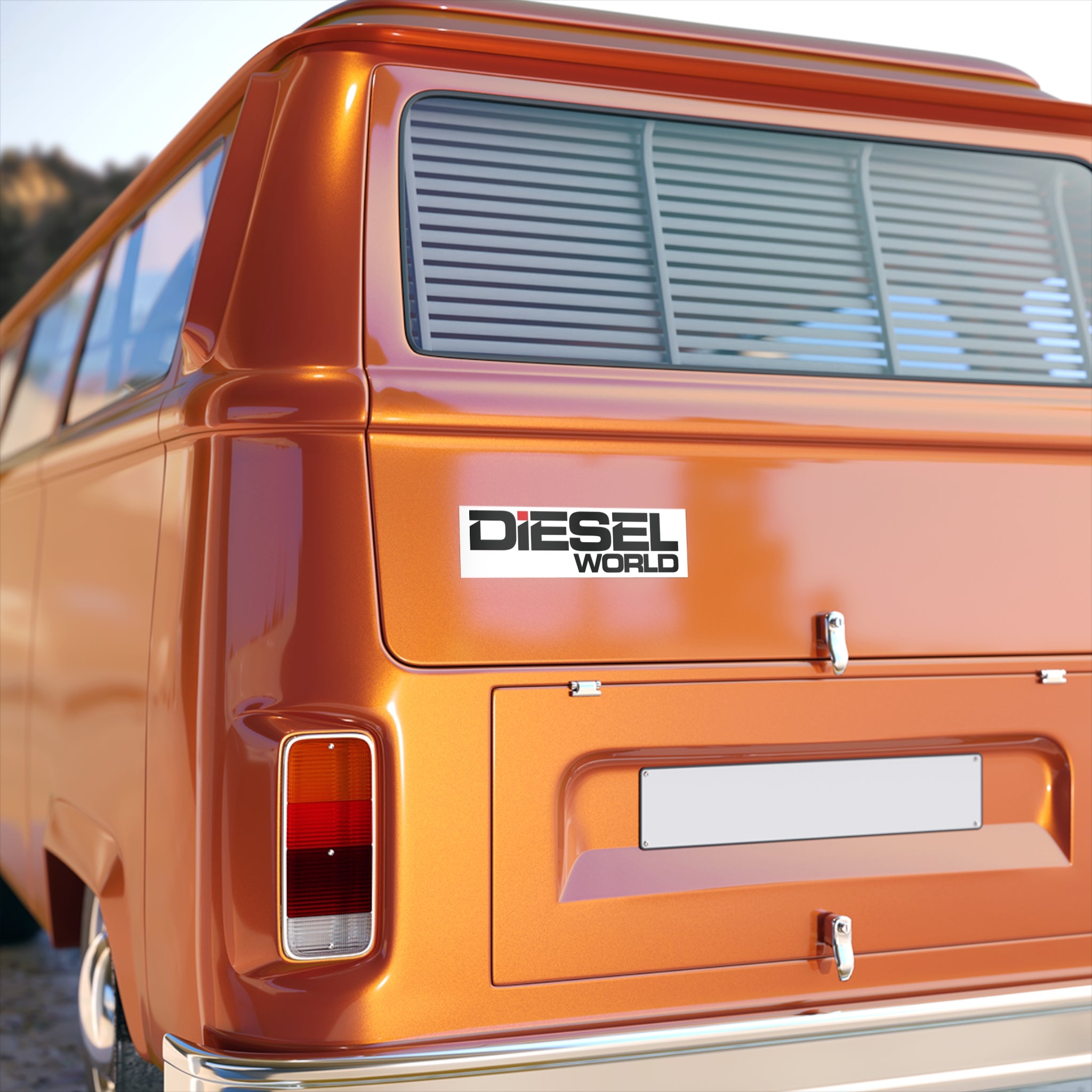 Diesel World Bumper Sticker - Perfect for Truck Enthusiasts