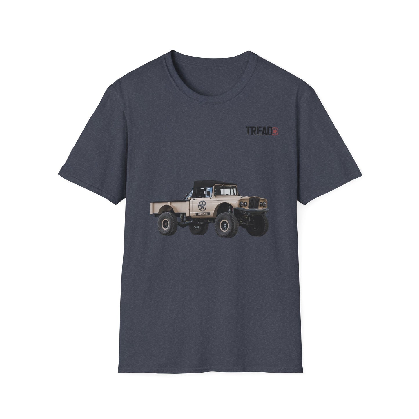 Tread BAJA BLITZ Desert Bomber Unisex Softstyle Heather Navy T-Shirt