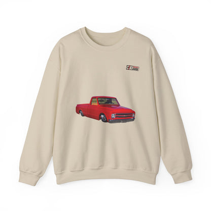 C10 Wheel & Tire Shoutout Unisex Sand Crewneck Sweatshirt