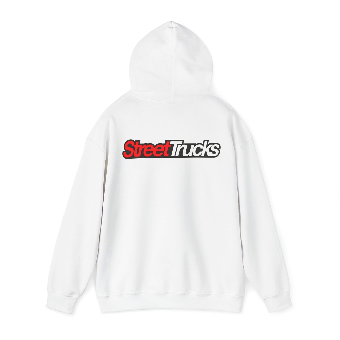 Street Trucks Unisex Heavy Blend™ White Hooded Sweatshirt