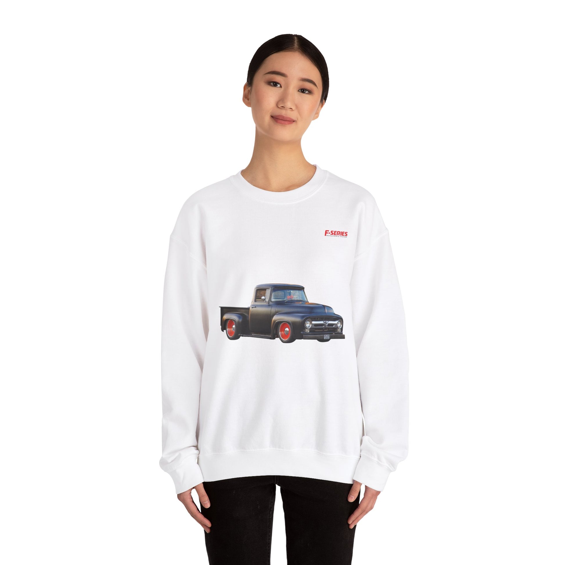 F-Series Solid Foundation Classic Pickups White Crewneck Sweatshirt