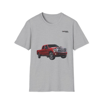 Diesel World Ford F-350 SUPER DUTY Sports Grey T-Shirt