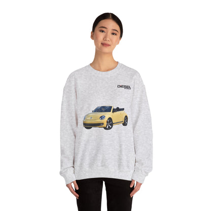 DIESEL WORLD VOLKSWAGEN BEETLE CONVERTIBLE Ash Crewneck Sweatshirt