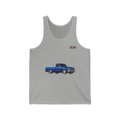 C10 OL'BLUEY RIDES AGAIN Unisex Athletic Heather Jersey Tank