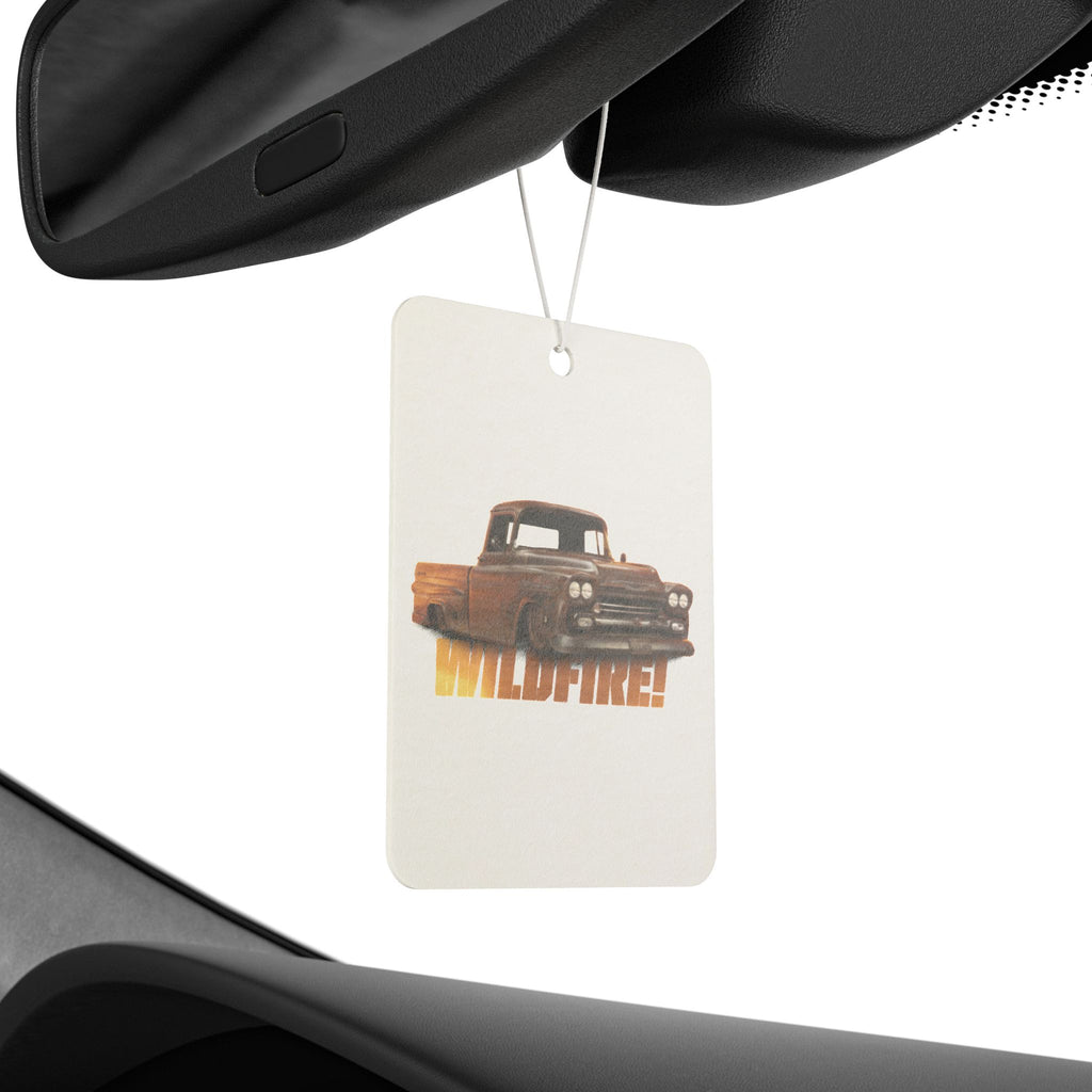 Vintage Wildfire Car Air Freshener - Classic Truck Design