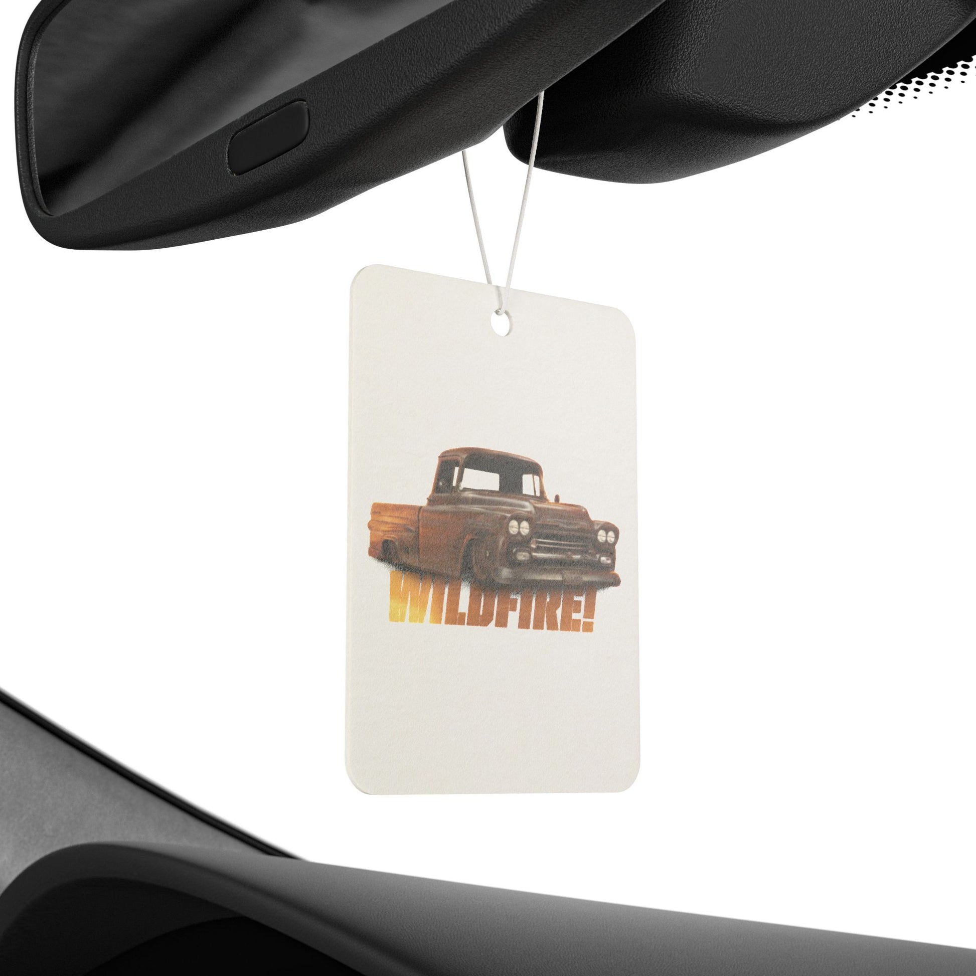 Vintage Wildfire Car Air Freshener - Classic Truck Design