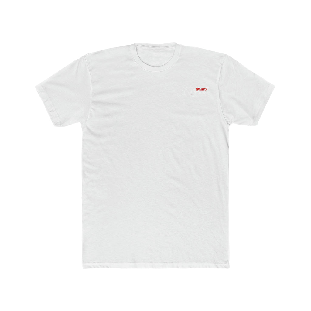 OBS Builder's Guide Men's Cotton Crew Solid White T-Shirt