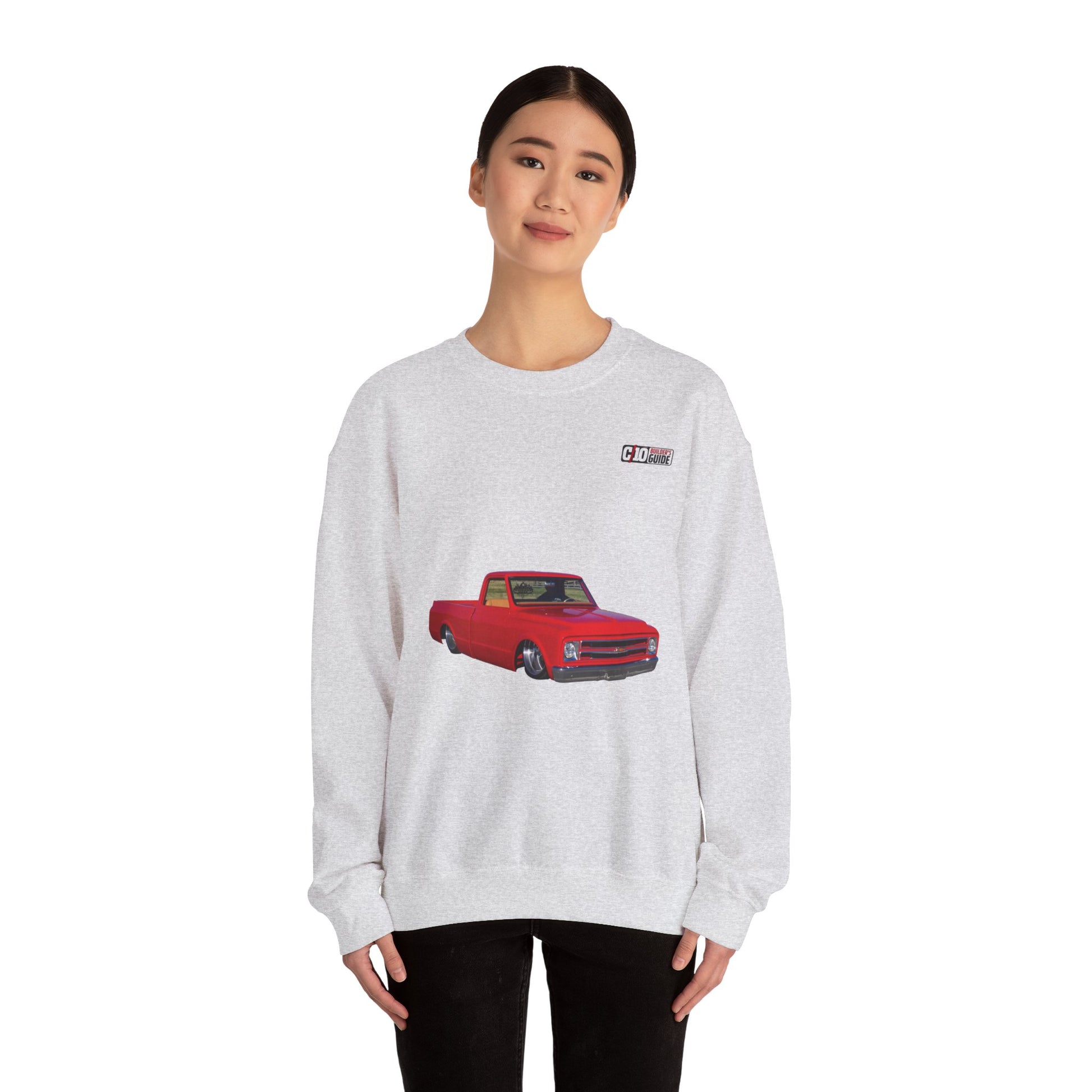 C10 Wheel & Tire Shoutout Unisex Heavy Blend™ Ash Sweatshirt