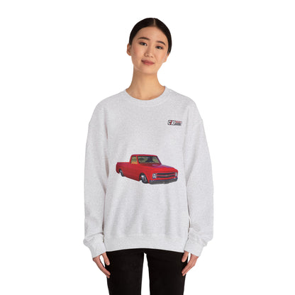 C10 Wheel & Tire Shoutout Unisex Heavy Blend™ Ash Sweatshirt