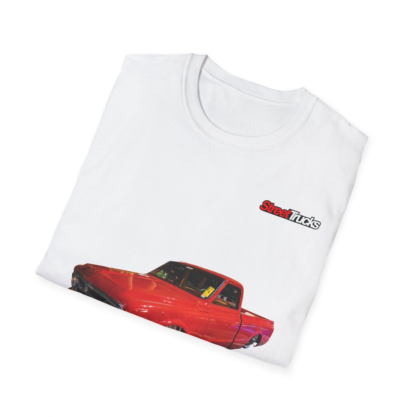 Street Trucks Unique Powered Low Rider Unisex Soft-Style T-Shirt