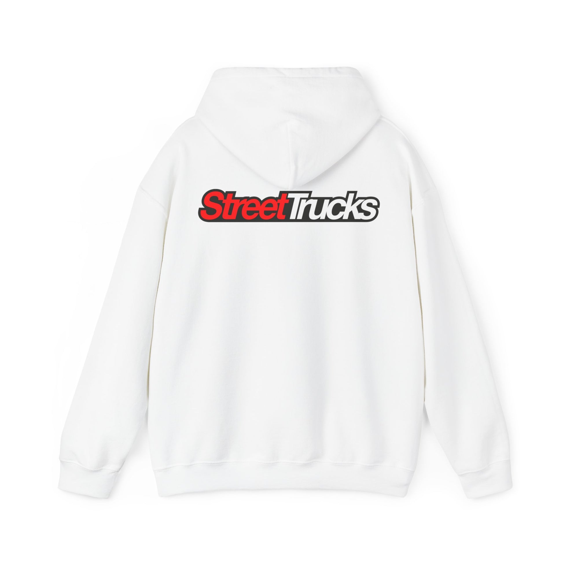 Street Trucks Heavy Blend™ White Hooded Sweatshirt