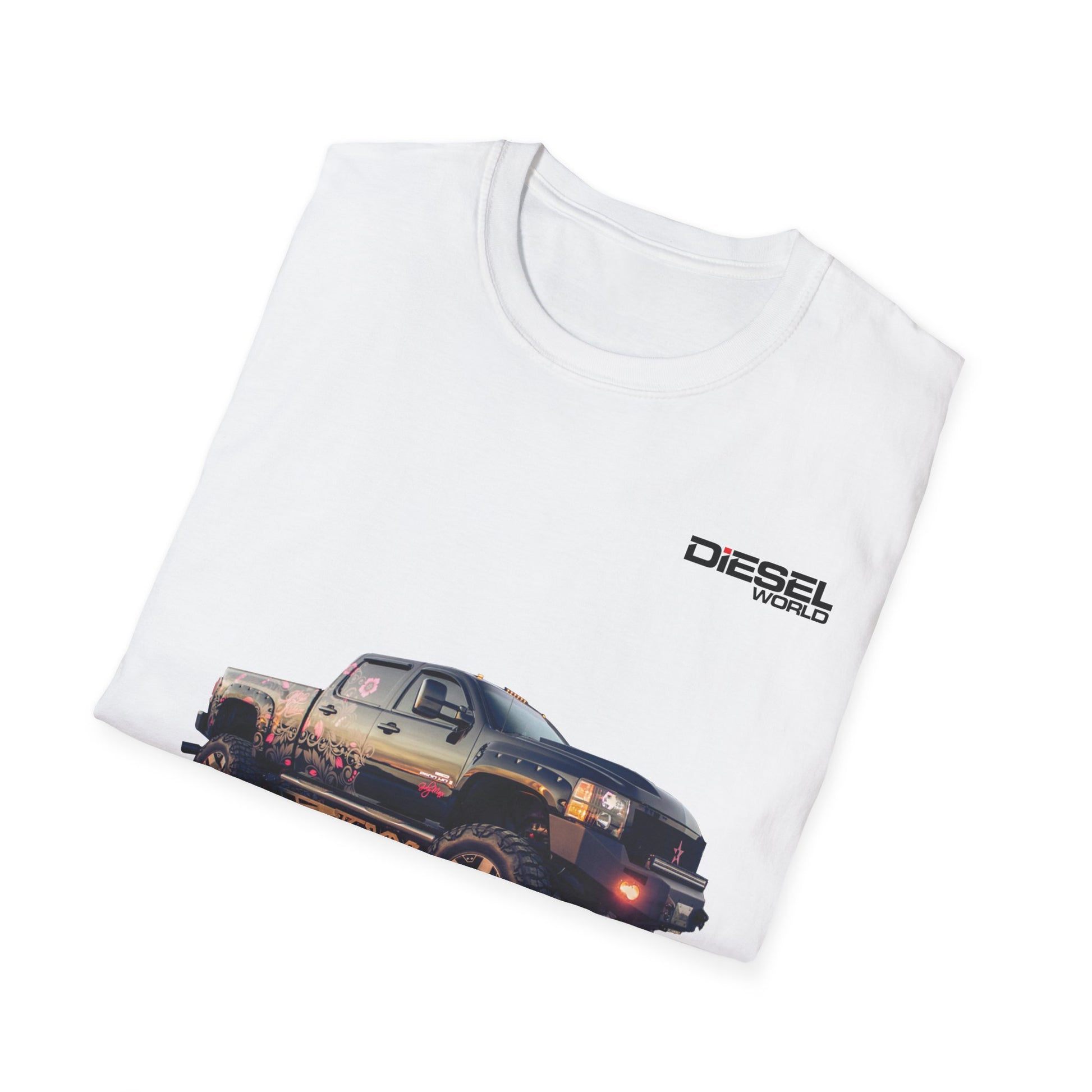 Diesel World Henning's Duramax Power '07 Unisex Softstyle White Tee