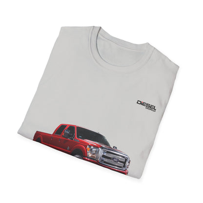 Diesel World Ford F-350 SUPER DUTY Unisex Ice Grey Tee