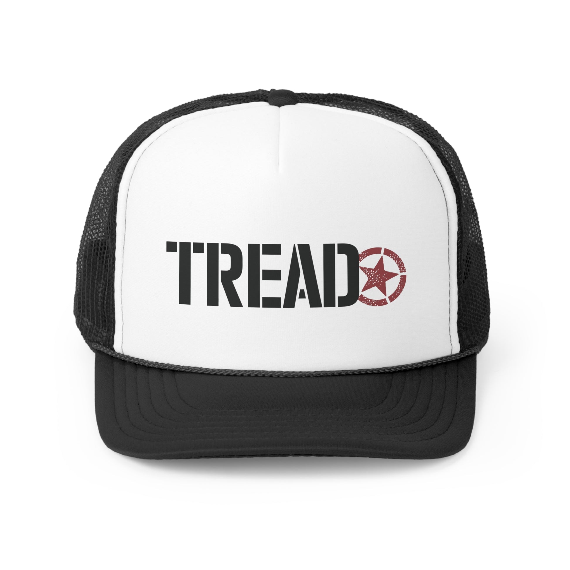 Tread Magazine Black Trucker Caps