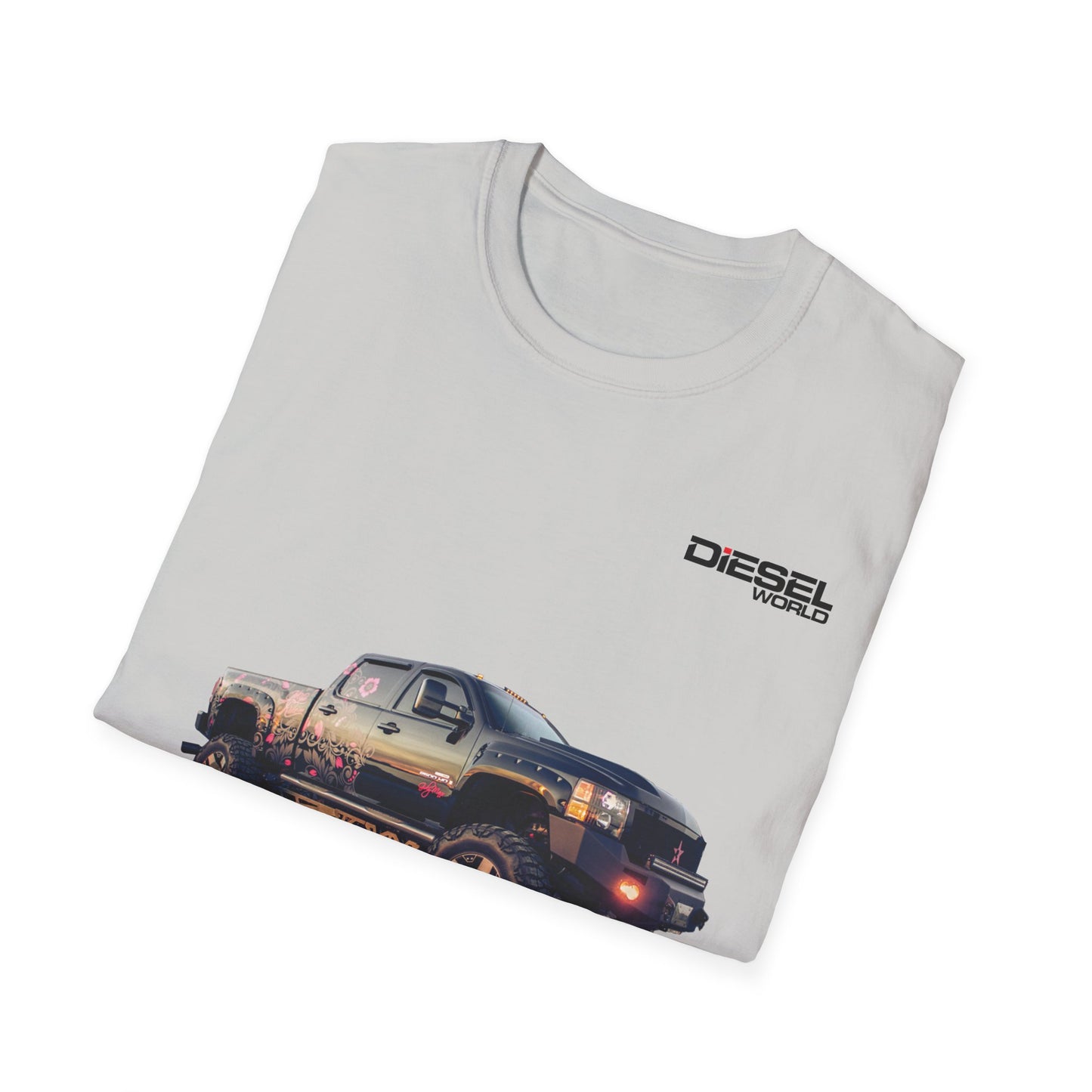 Diesel World Henning's Duramax Power '07 Unisex Softstyle Ice Grey Tee