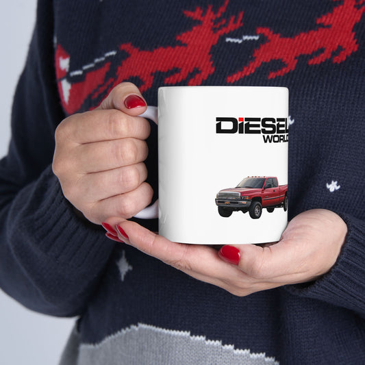 Diesel World 2001 Ford F-350 Power Stroke Ceramic Coffee Mug