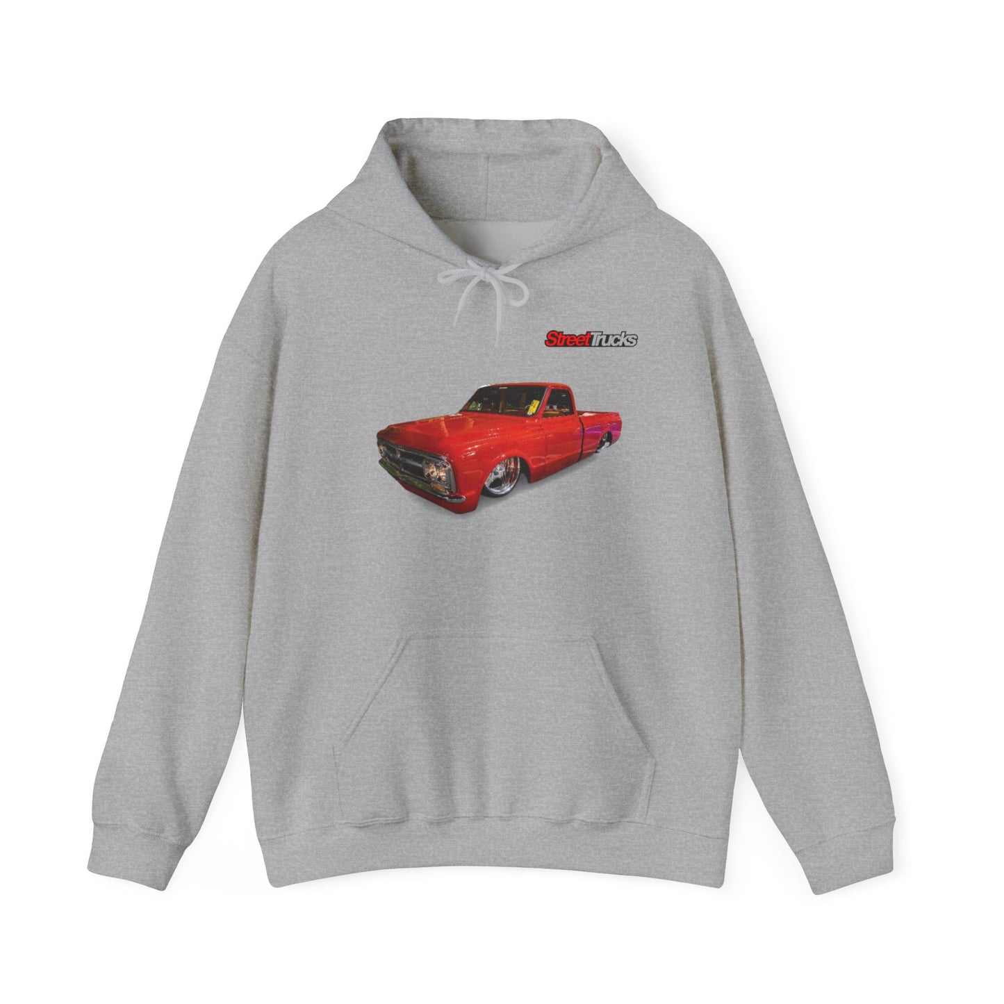 Street Trucks Dino Unisex Sport Grey Hooded Sweatshirt