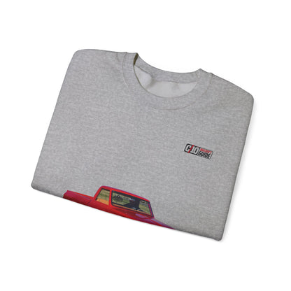 C10 Wheel & Tire Shoutout Unisex Heavy Blend™ Sport Grey Crewneck Sweatshirt