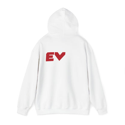 EVBG Hoodie Unisex Heavy Blend™ White Hooded Sweatshirt