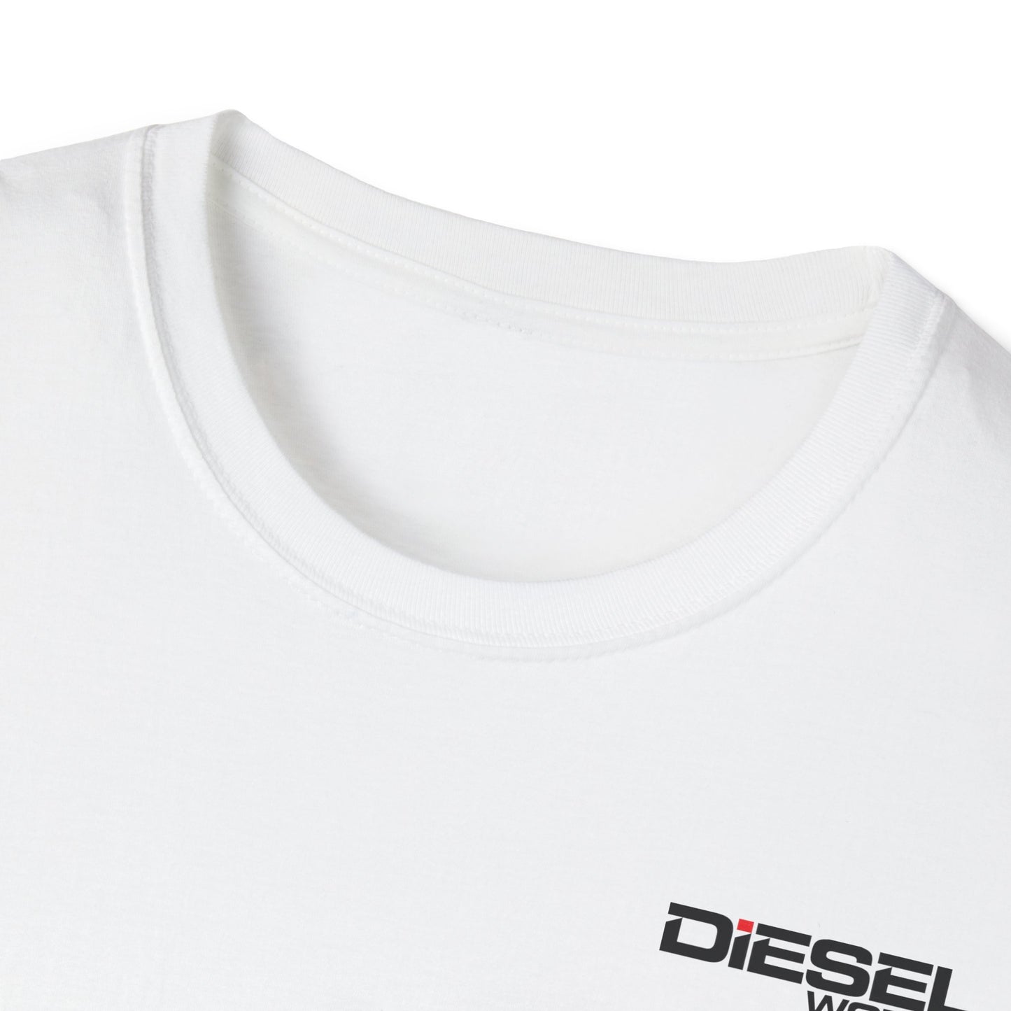 Diesel World Black D-Max Beast Softstyle White T-Shirt