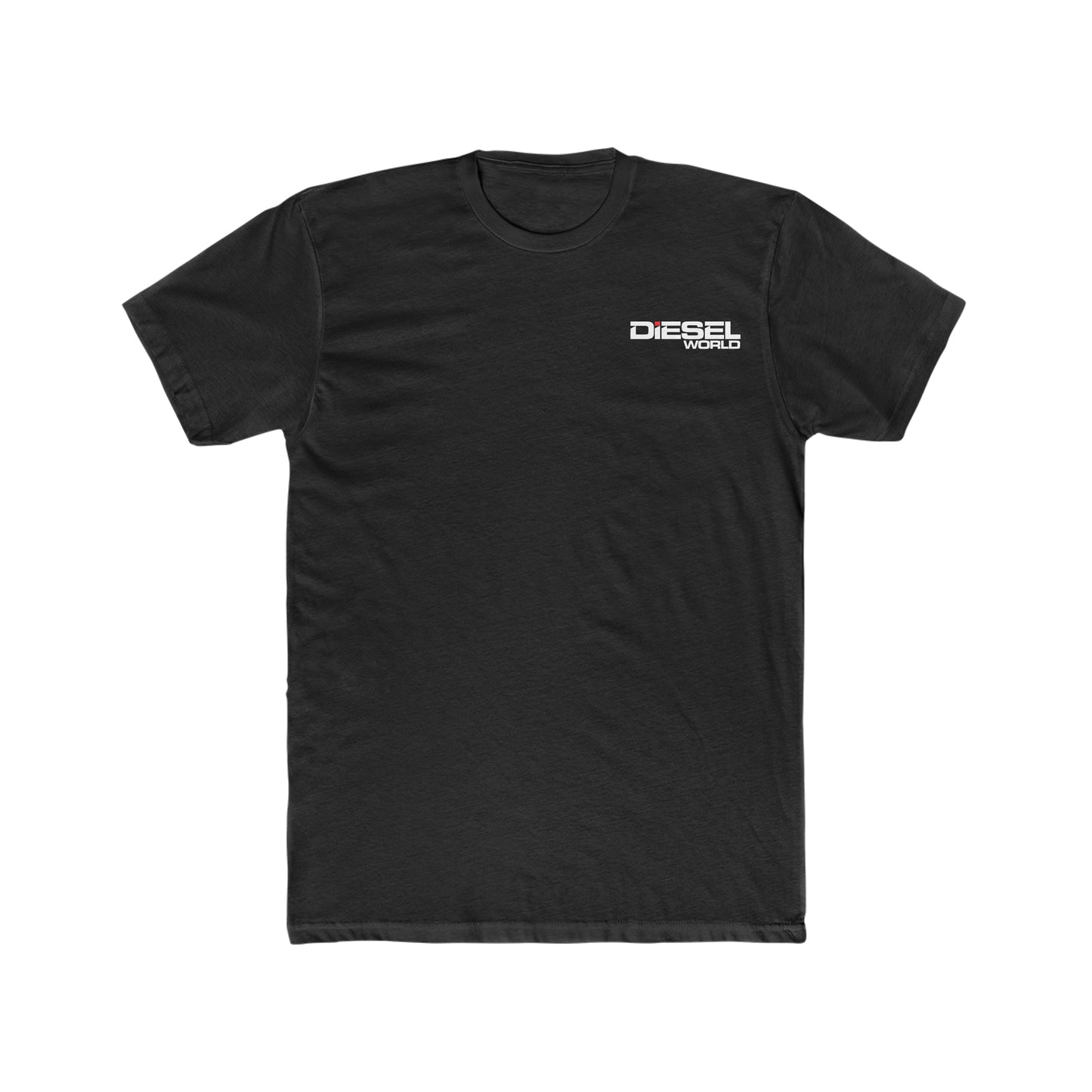 Diesel World Black - Men's Cotton Crew Tee