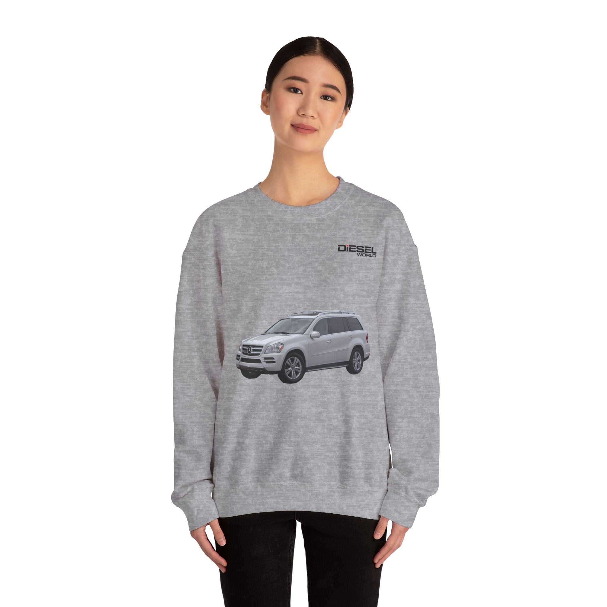 Diesel World BlueTec Brilliance Unisex Heavy Blend™ Sport Grey Sweatshirt