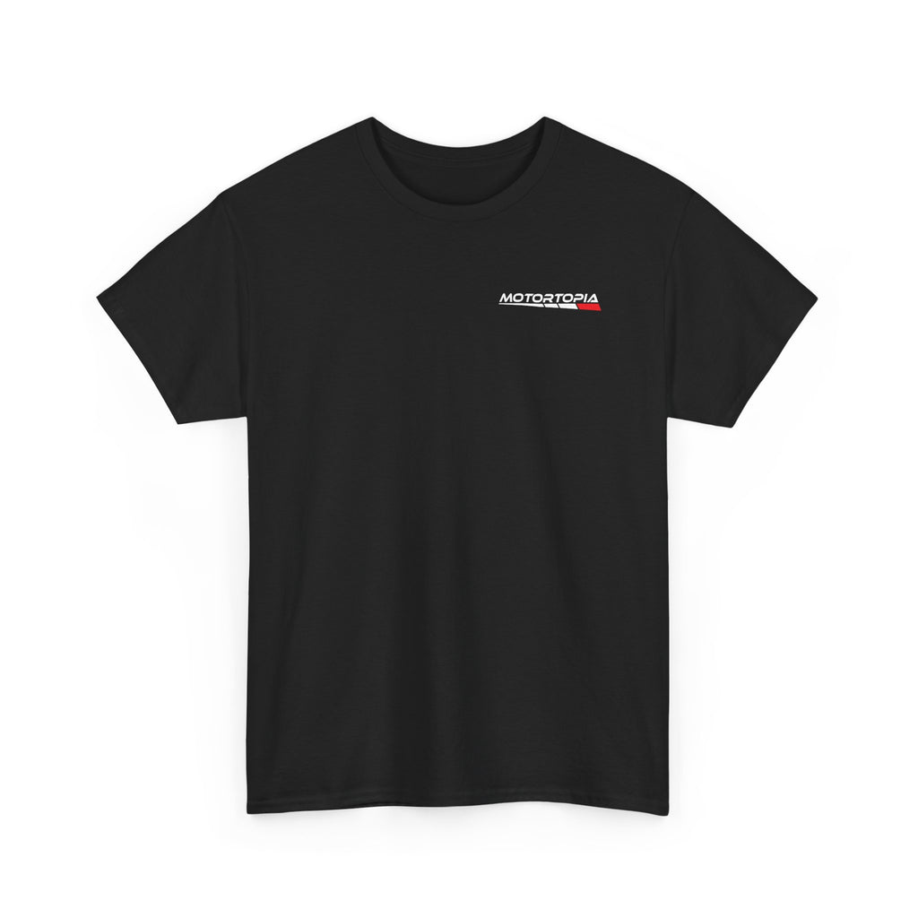 Motortopia Black TShirt - Unisex Heavy Cotton Tee