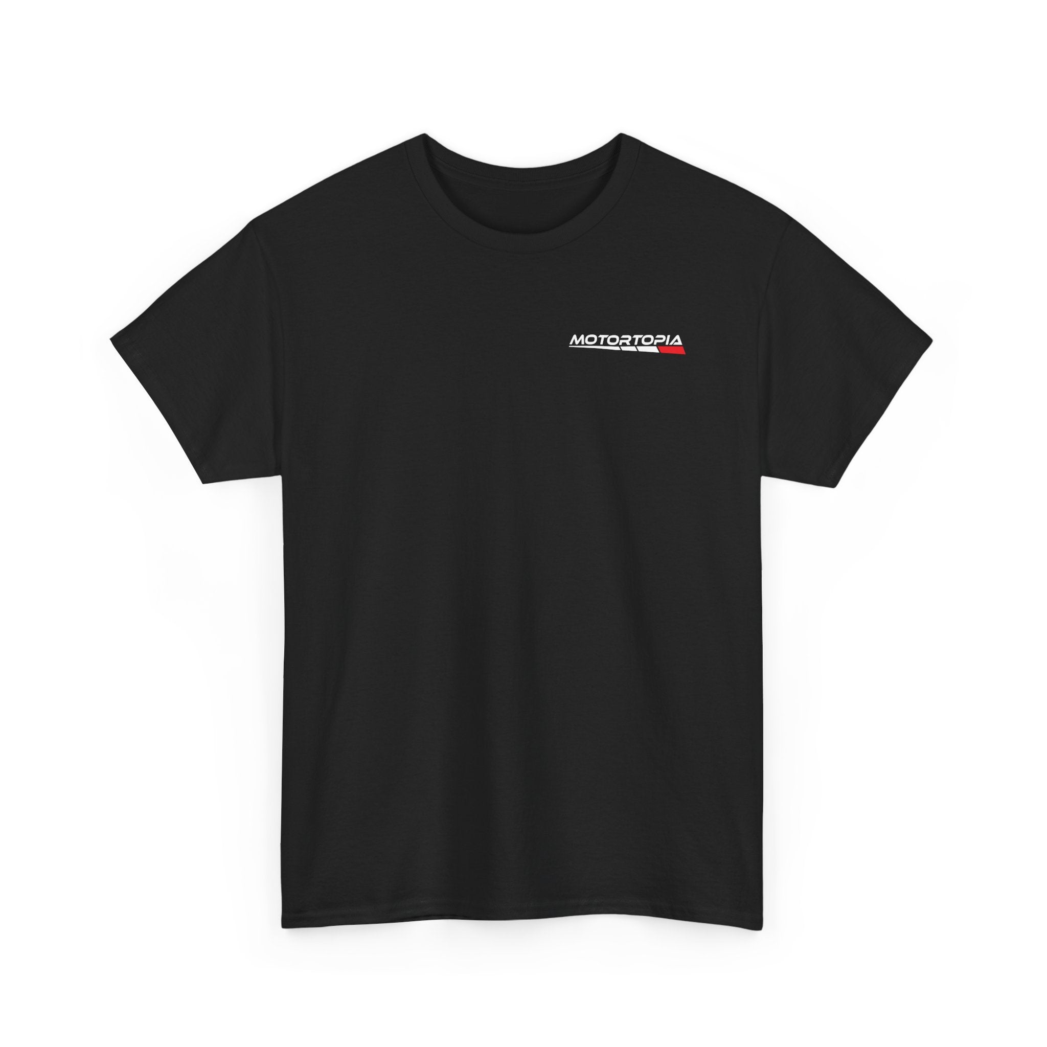 Motortopia Black TShirt - Unisex Heavy Cotton Tee