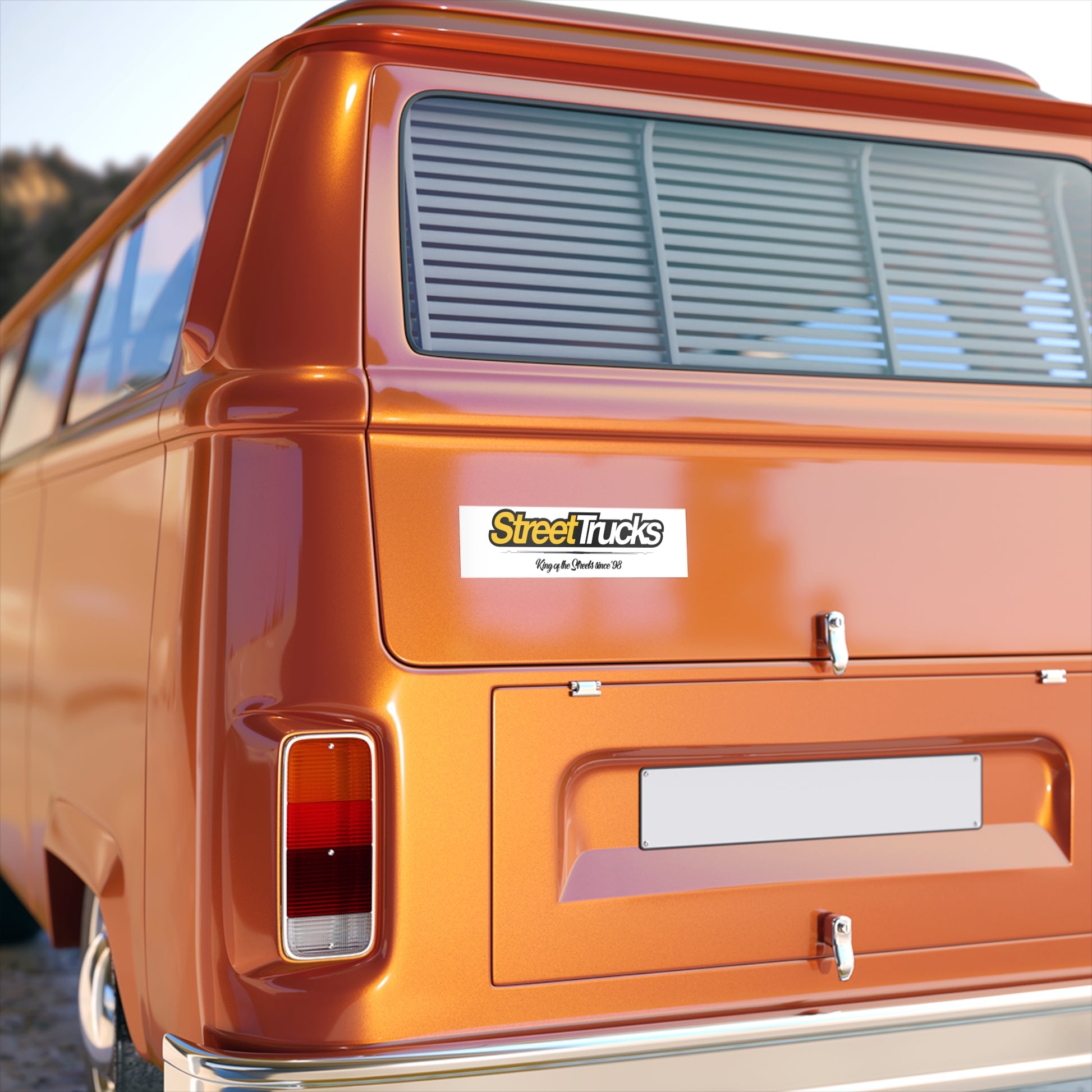 Street Trucks Bumper Sticker - King of the Streets Since '98 - Perfect for Truck Enthusiasts