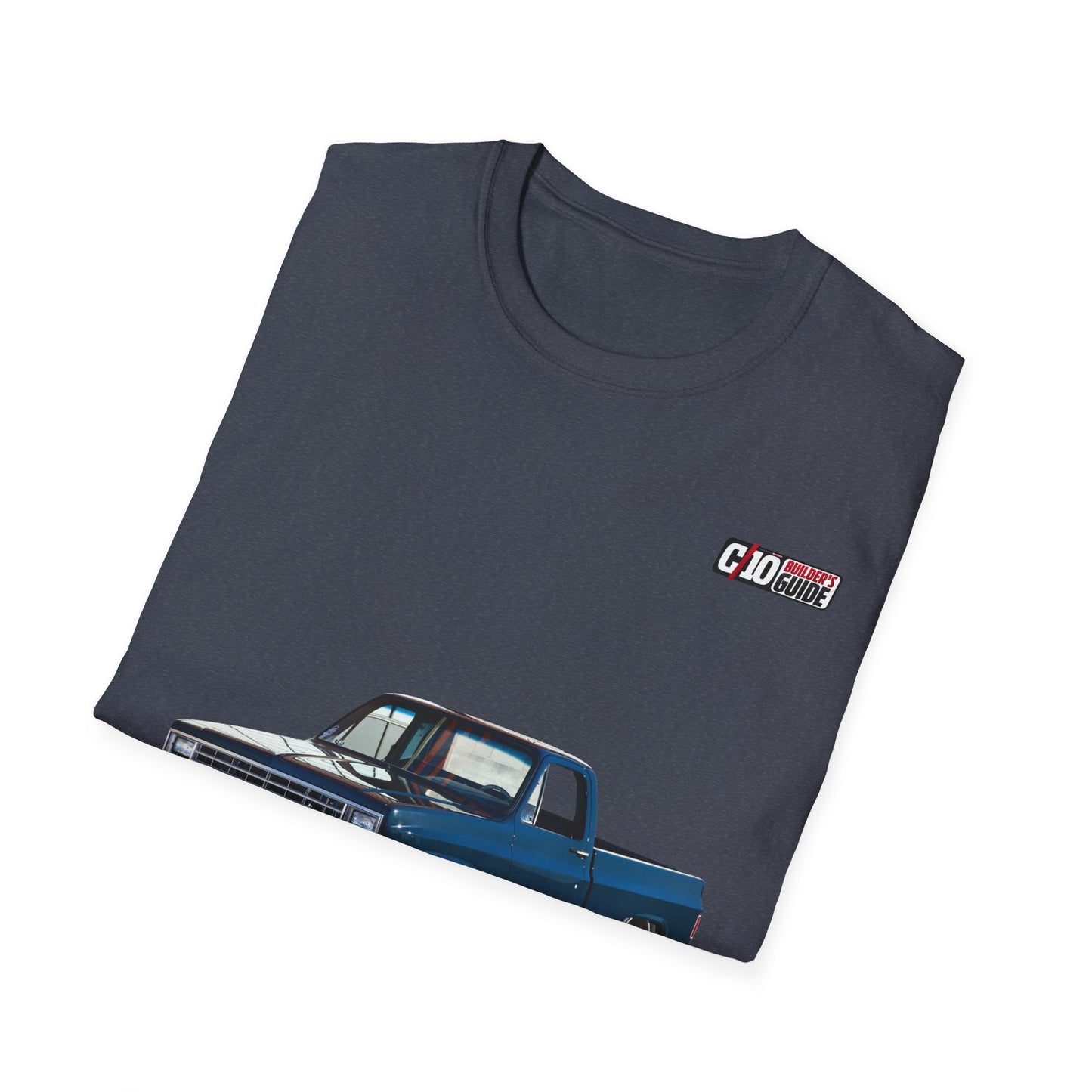 C10 - KC’s Center Stage Unisex Softstyle Heather Navy Tee