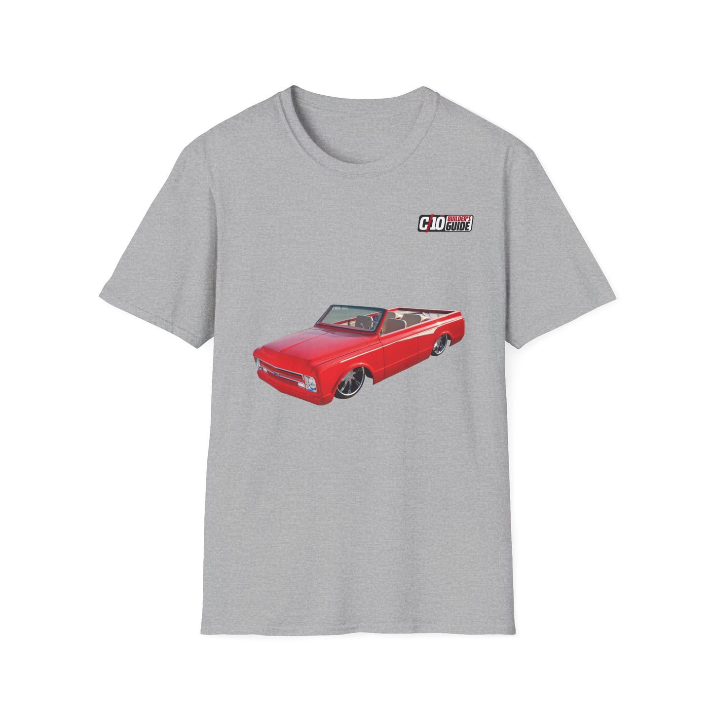 Sport Grey C10 - Adrian’s Street Rod Masterpiece Unisex T-Shirt