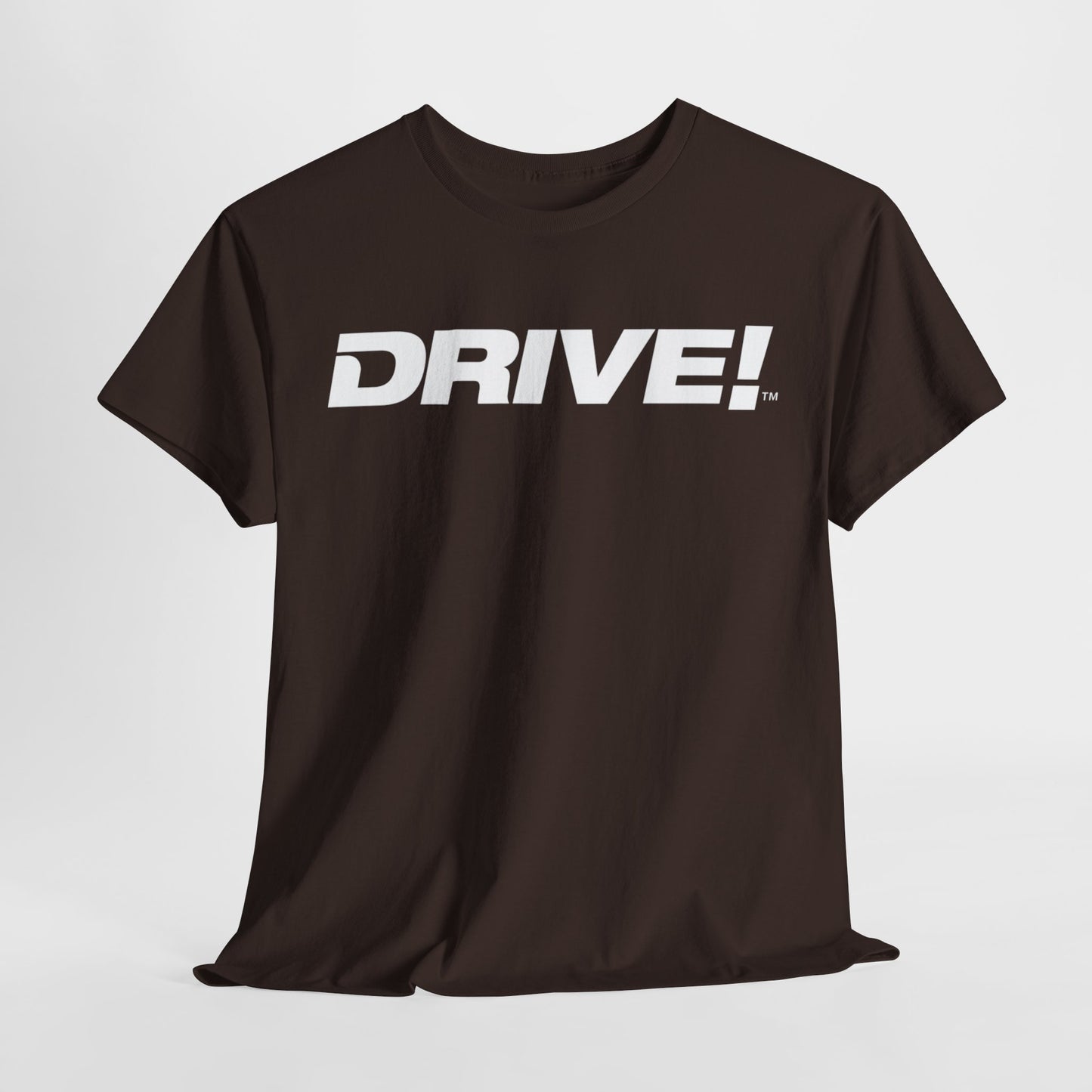 Drive Magazine T-Shirt Unisex Heavy Cotton Dark Chocolate Tee