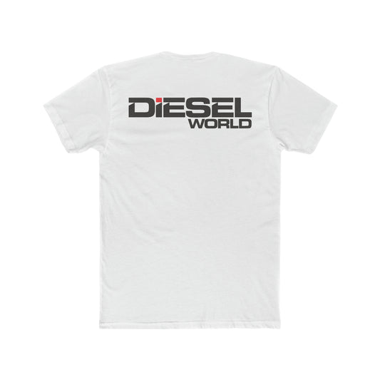Diesel World Black - Men's Cotton Crew Tee