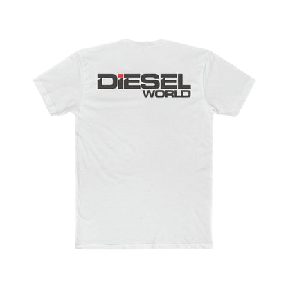 Diesel World Solid White - Men's Cotton Crew Tee