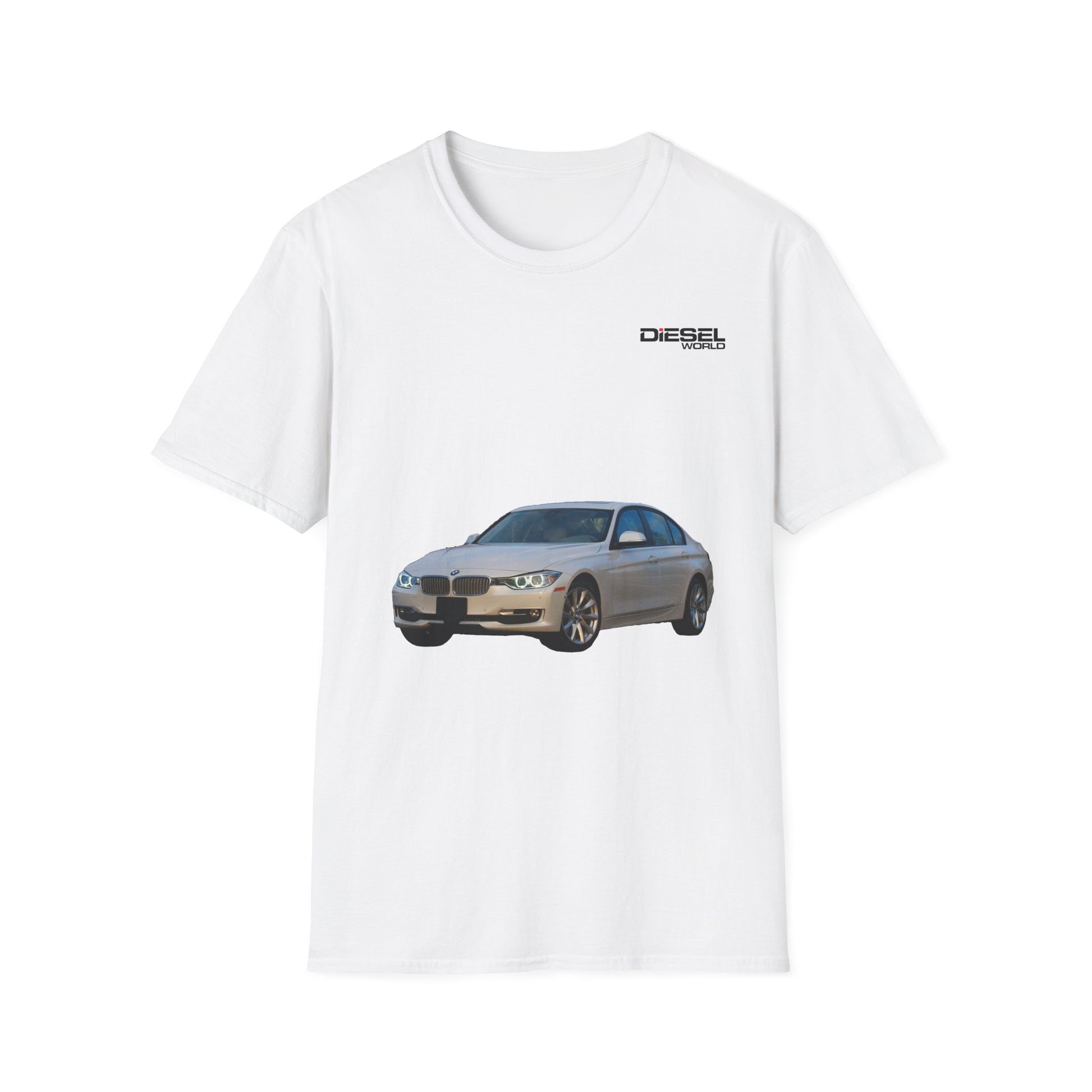 Diesel World Gold BMW Era Unisex Softstyle White T-Shirt