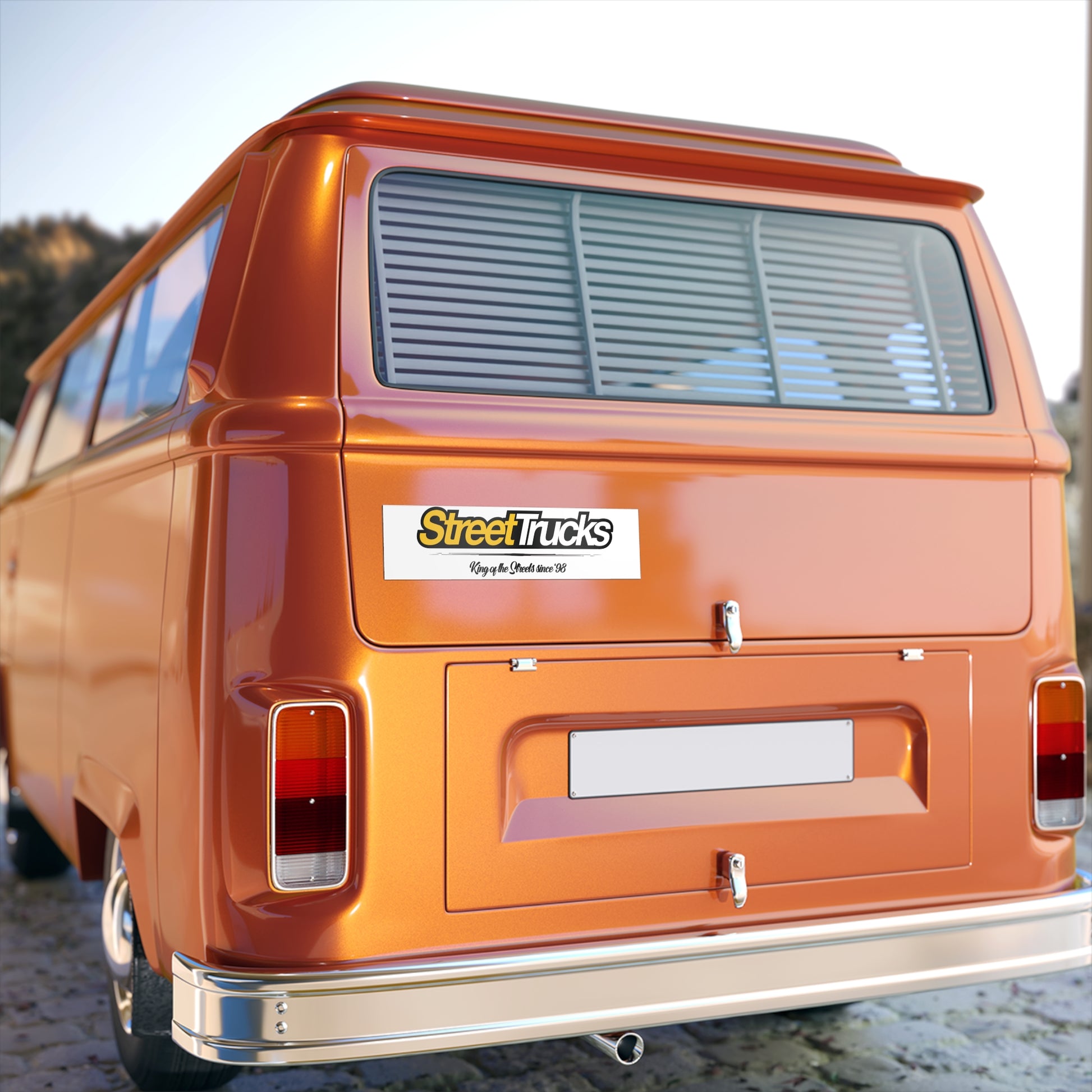 Street Trucks Bumper Sticker - King of the Streets Since '98 - Perfect for Truck Enthusiasts
