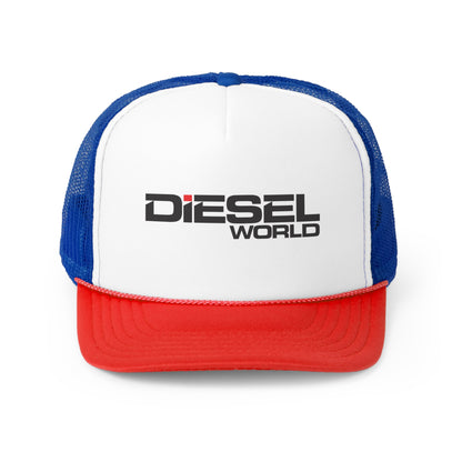 Diesel World Blue/Red Trucker Caps