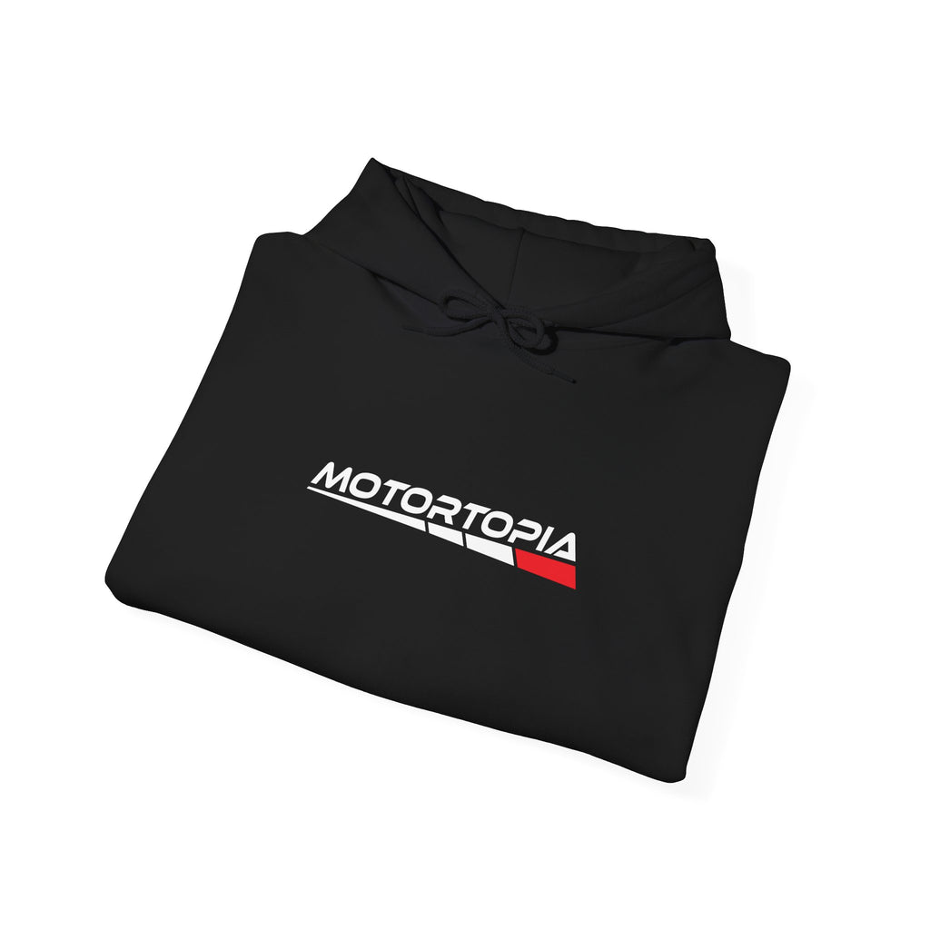 Motortopia Black Hoodie - Unisex Heavy Blend™ Hooded Sweatshirt