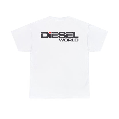 Diesel World Magazine T-Shirt - Unisex Heavy White Cotton Tee