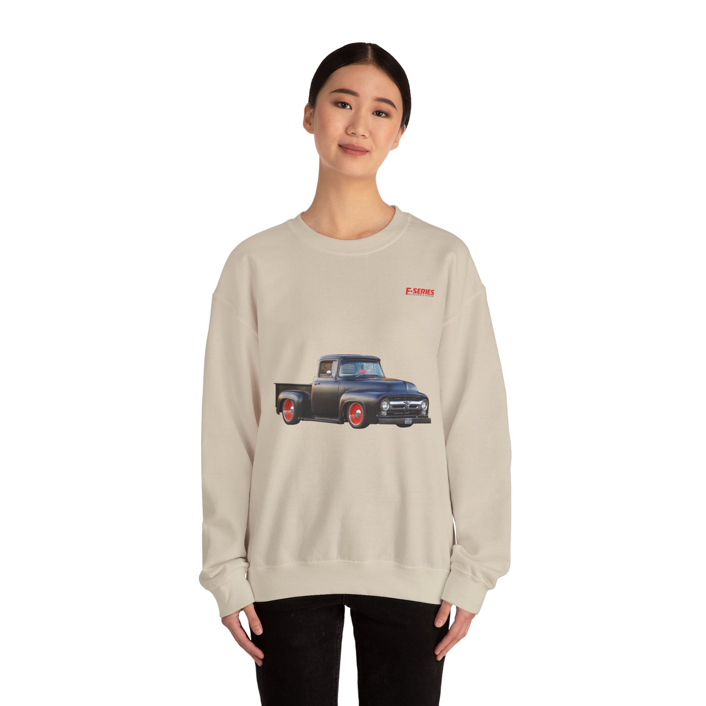 F-Series Solid Foundation Classic Pickups Sand Crewneck Sweatshirt