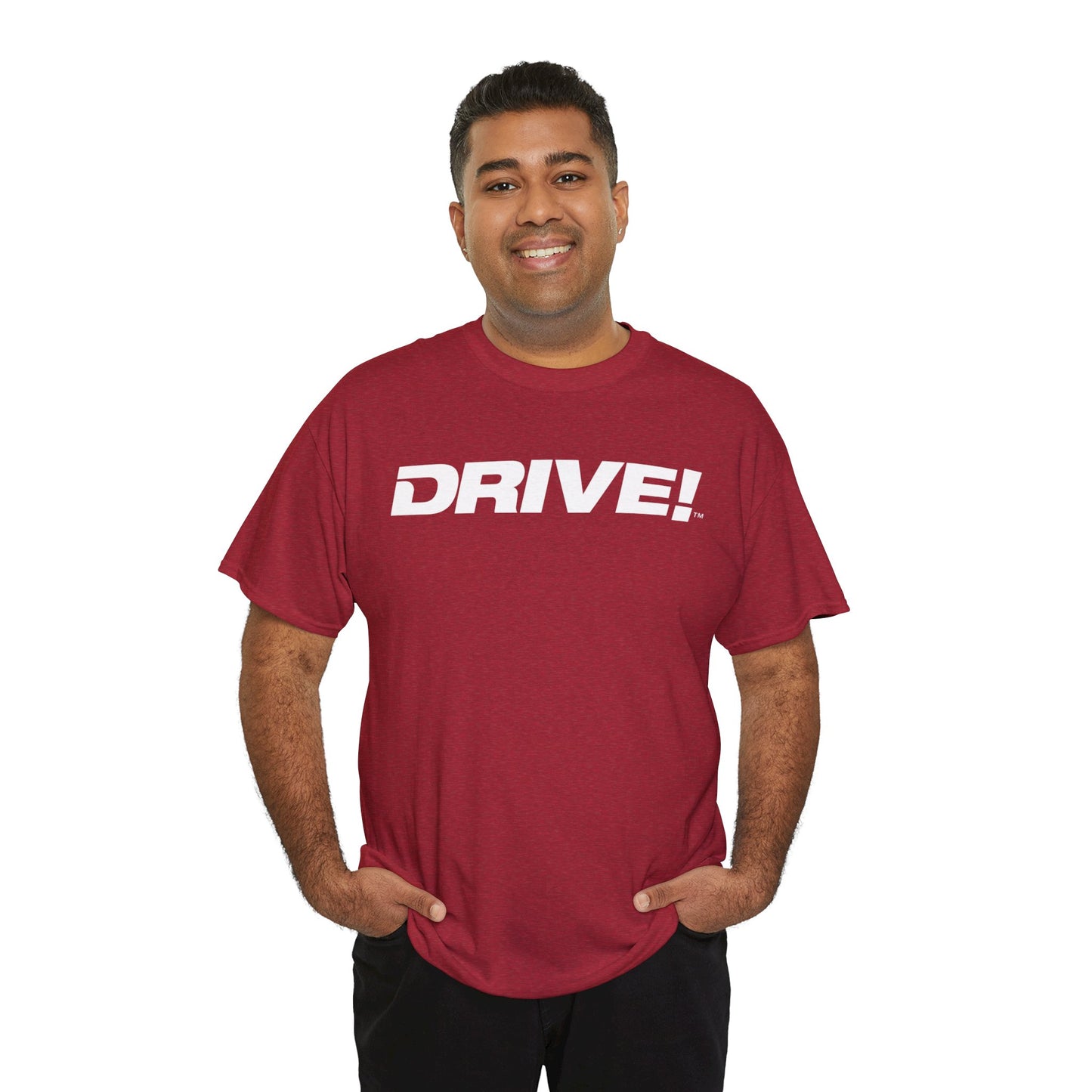 Drive Magazine Tee Unisex Cardinal Red T-Shirt