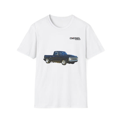 Diesel World D-Max Blackout Unisex Softstyle White T-Shirt