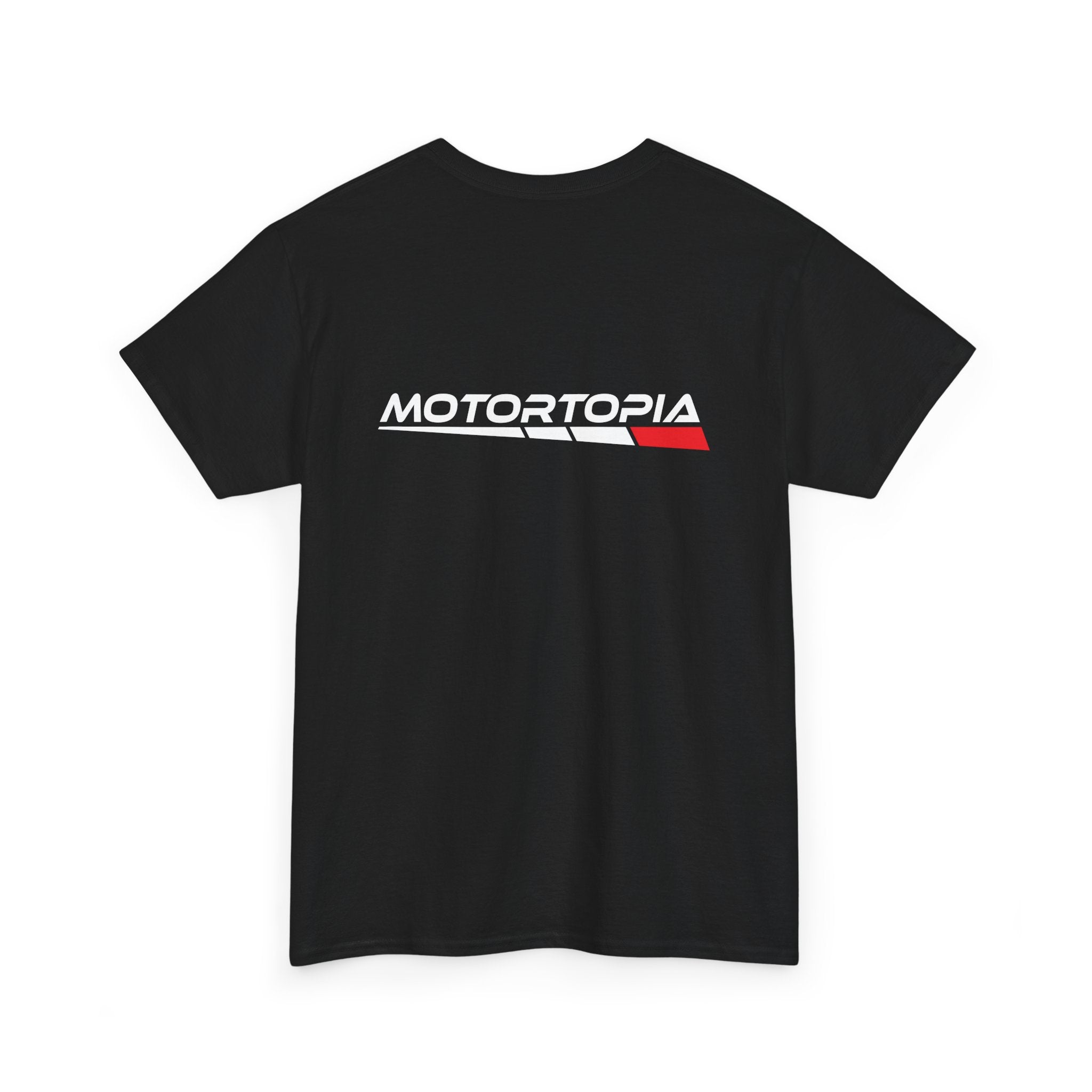 Motortopia Black TShirt - Unisex Heavy Cotton Tee