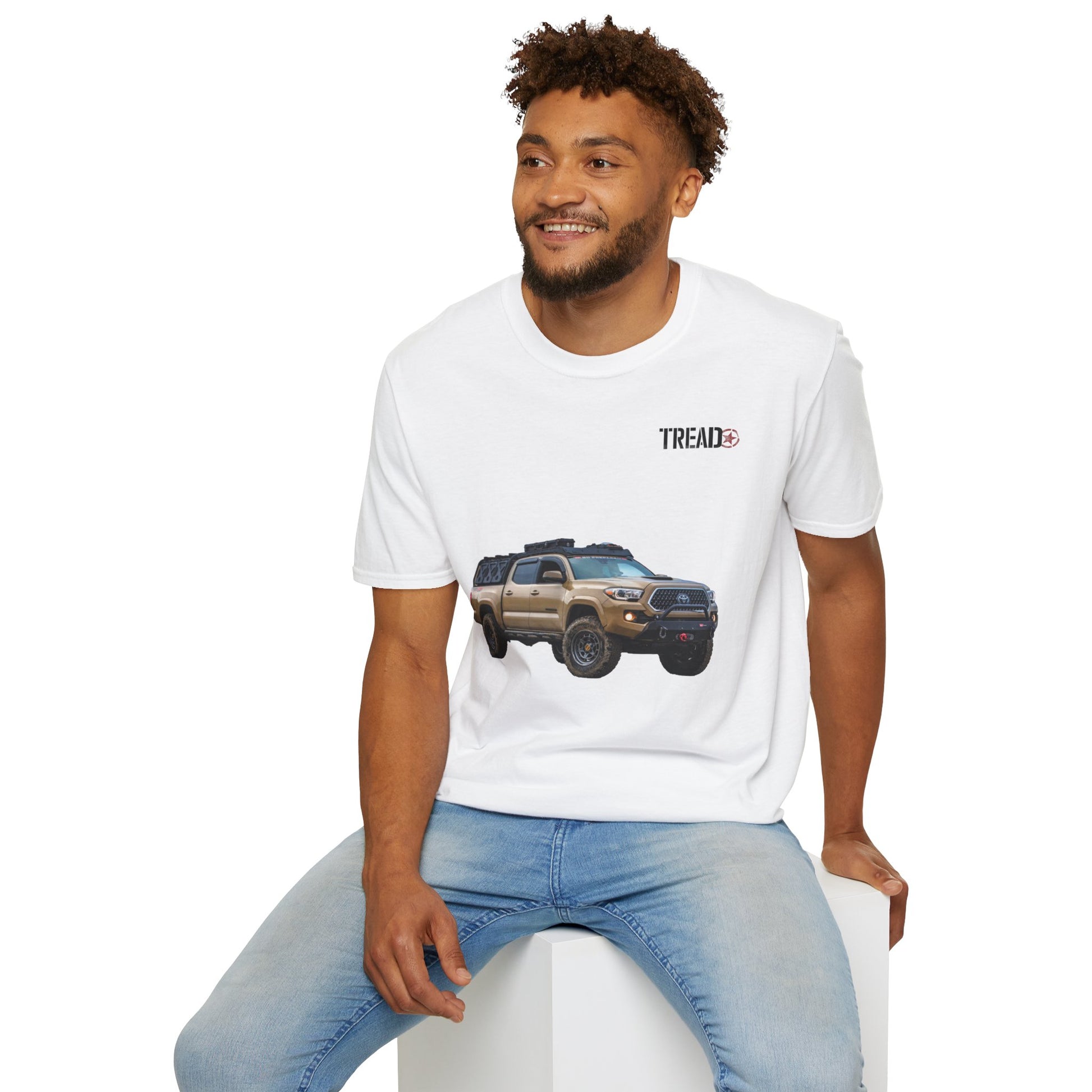 Tread Tough Curt's Tacoma Unisex Softstyle White T-Shirt