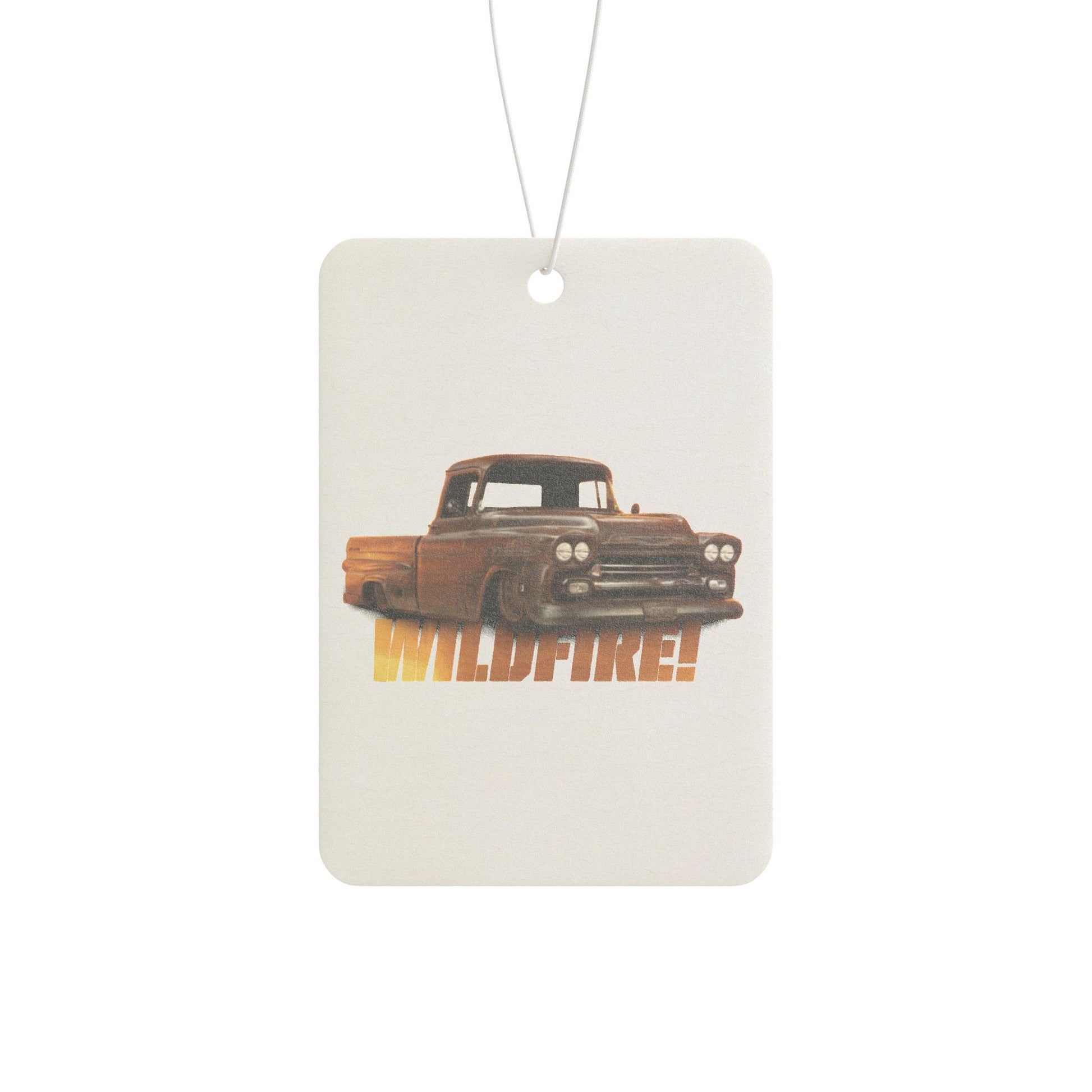 Vintage Wildfire Car Air Freshener - Classic Truck Design