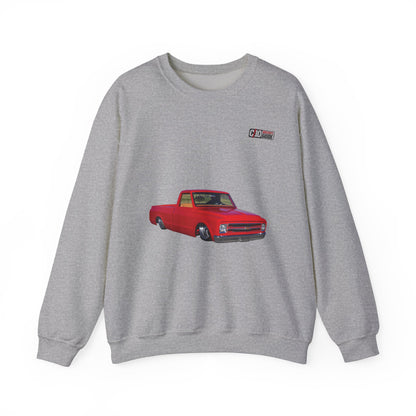 C10 Wheel & Tire Shoutout Unisex Sport Grey Crewneck Sweatshirt