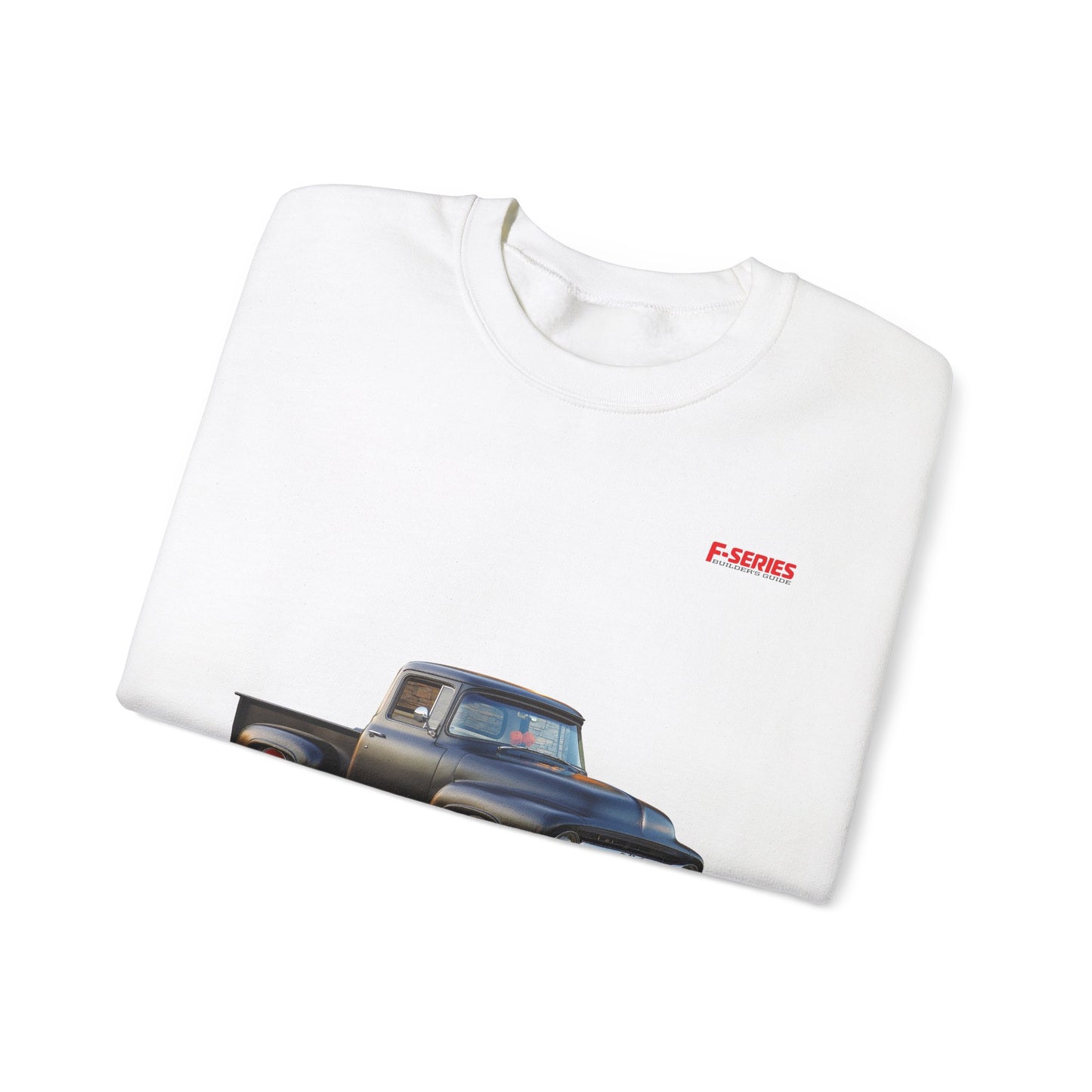 F-Series Solid Foundation Classic Pickups Heavy Blend™ White Crewneck Sweatshirt