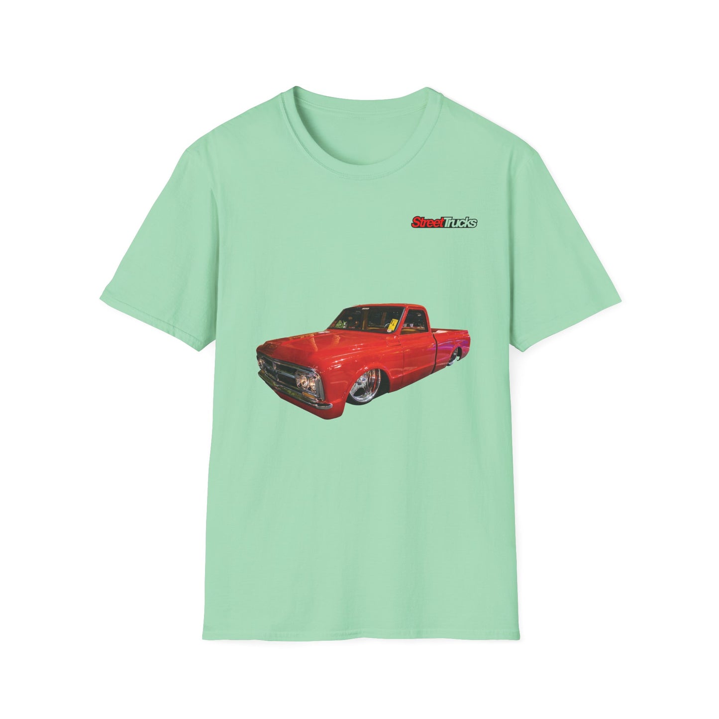 Street Trucks Unique Powered Low Rider Unisex Soft-Style T-Shirt