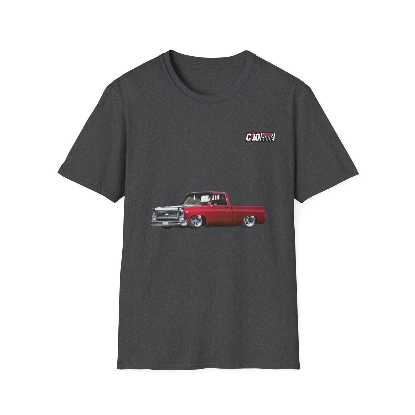 1973 Chevy C10 Unisex Softstyle Dark Heather T-Shirt